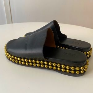 Chloe Sawyer Studded Platform Mule